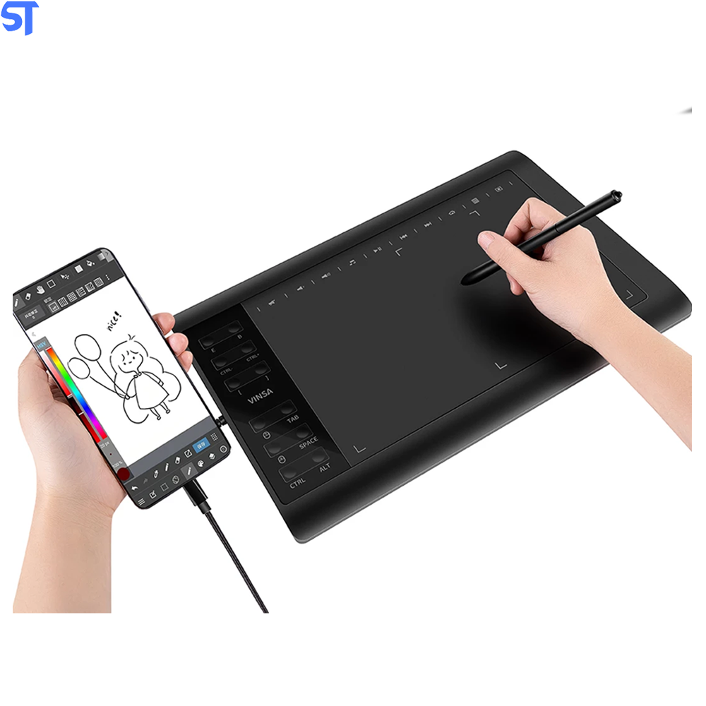 Mesa Digitalizadora 10 * 6 Polegadas Gráfico Interativo Com Conexão Para Celular  OUTMIX